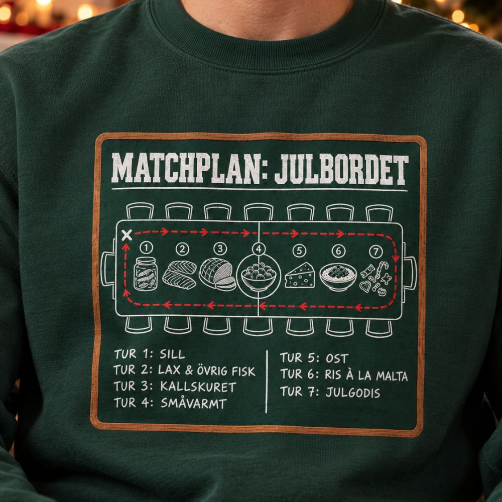 Matchplan: Julbordet - Sweatshirt