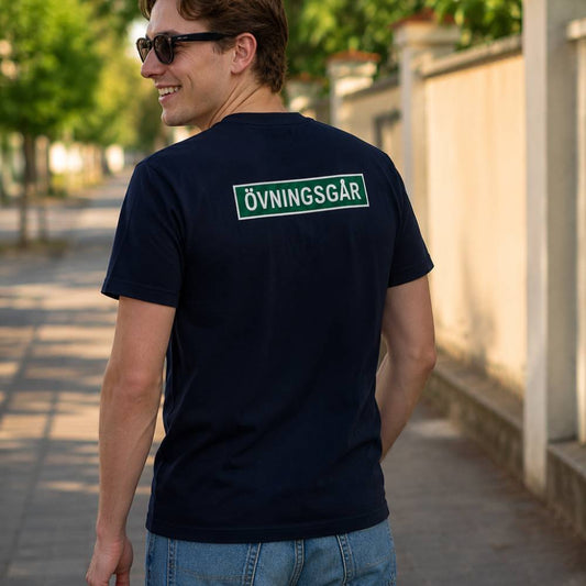 Övningsgår - T-shirt med ryggtryck