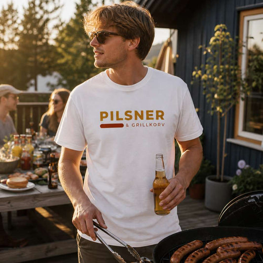 Pilsner och grillkorv - T-shirt