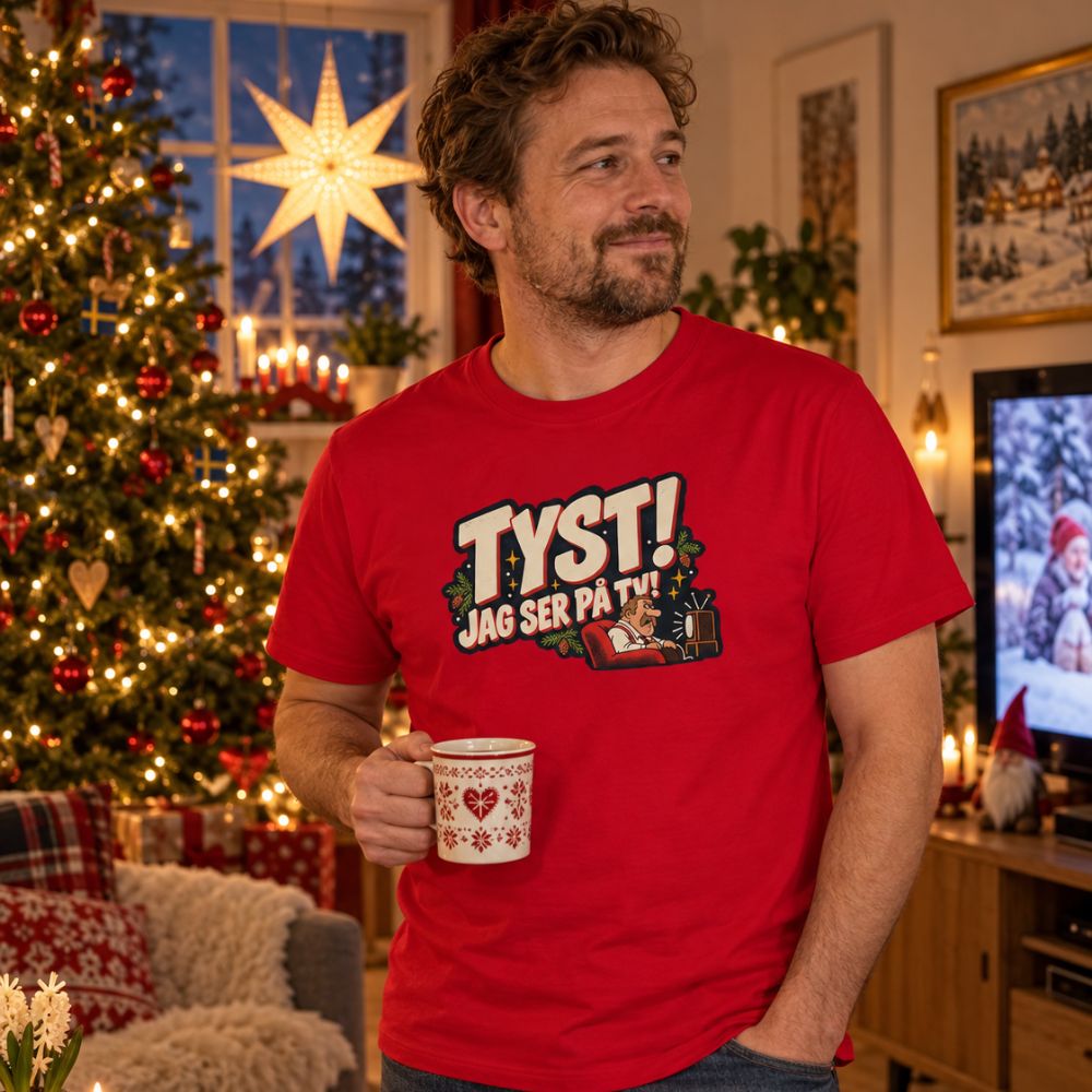 TYST! Jag ser på TV! - T-shirt