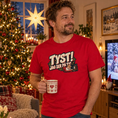 TYST! Jag ser på TV! - T-shirt