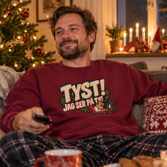 TYST! Jag ser på TV! - Sweatshirt