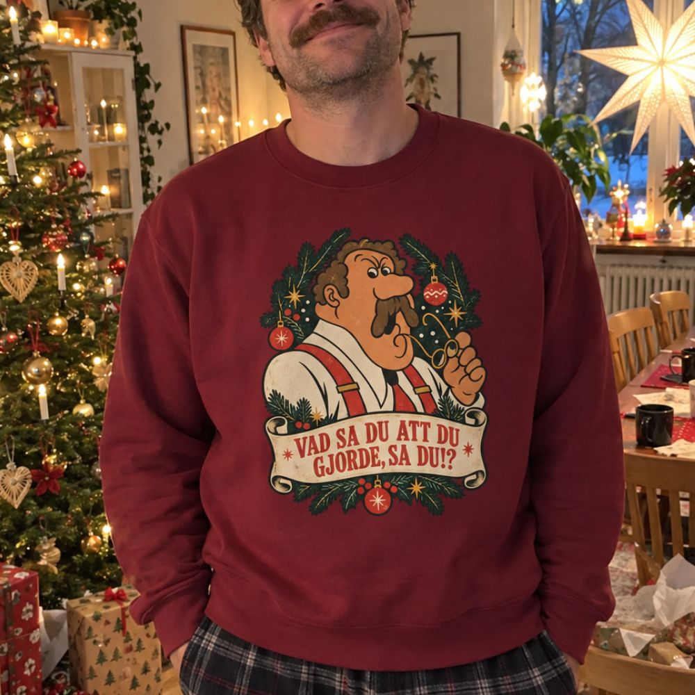 Vad sa du att du gjorde sa du - Sweatshirt