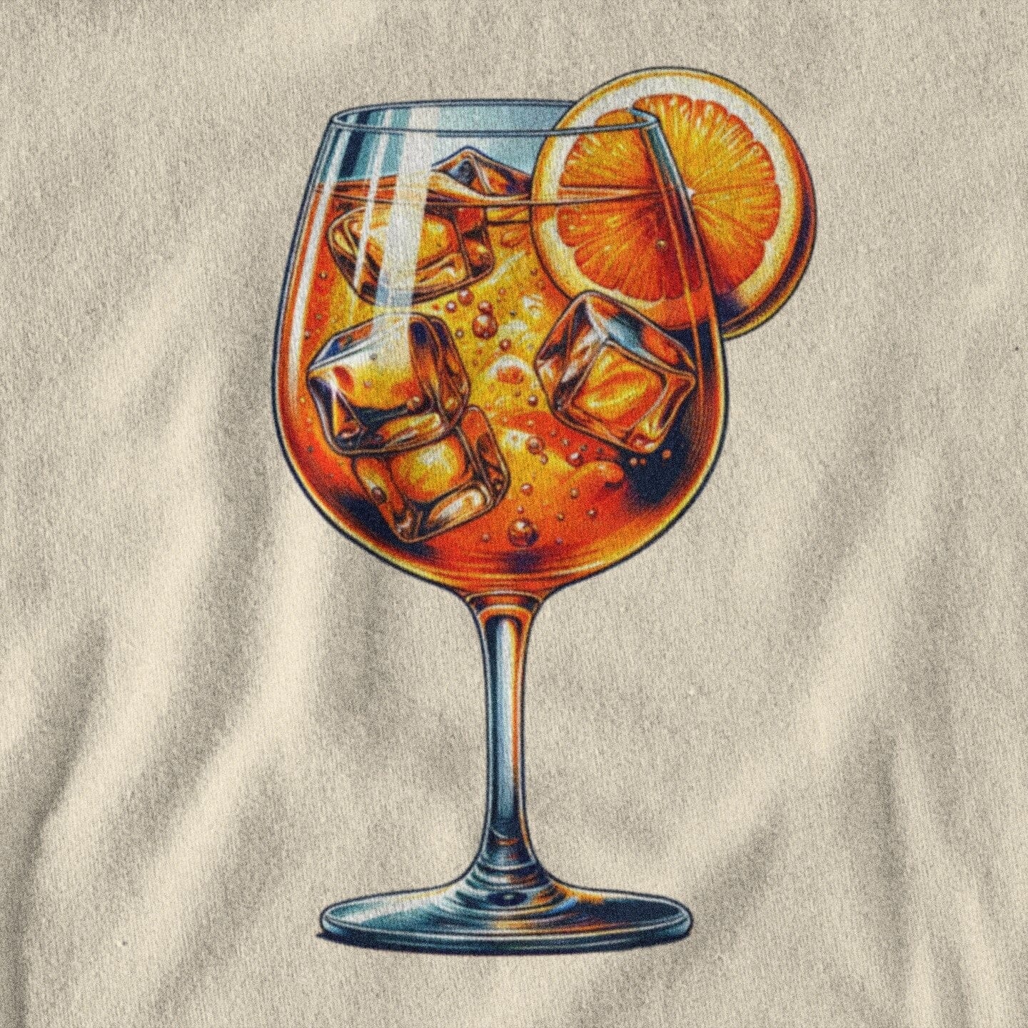 Aperol Spritz illustration - T-shirt 