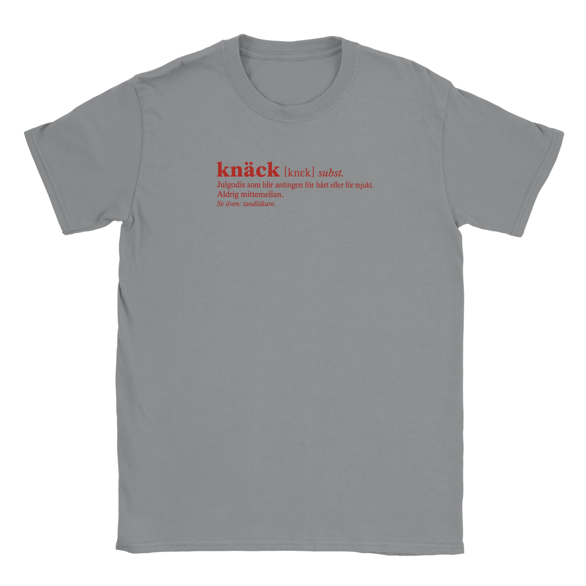 Knäck definition - T-shirt i grå