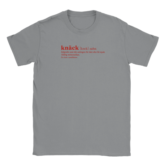 Knäck definition - T-shirt i grå