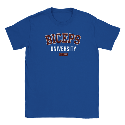 Biceps University - T-shirt Blå