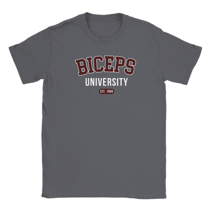 Biceps University - T-shirt Kolgrå