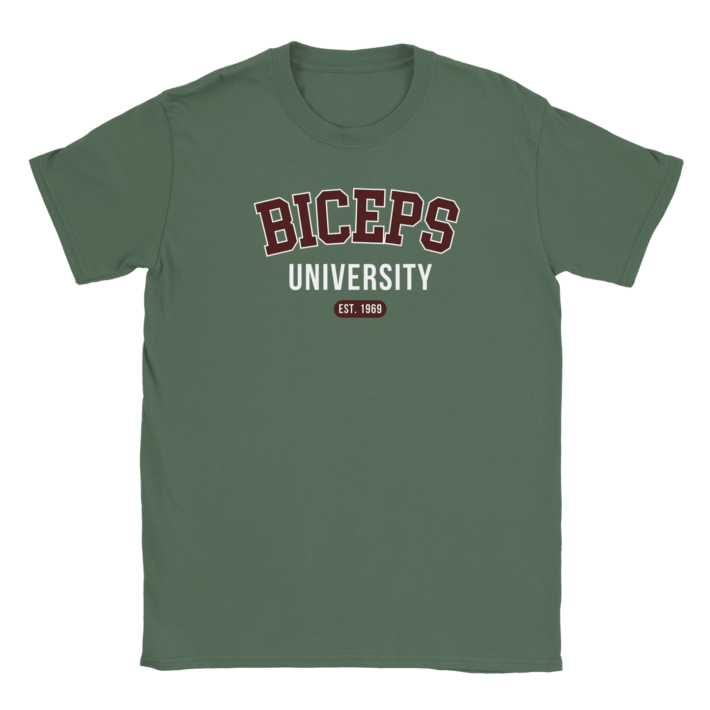 Biceps University - T-shirt Militärgrön