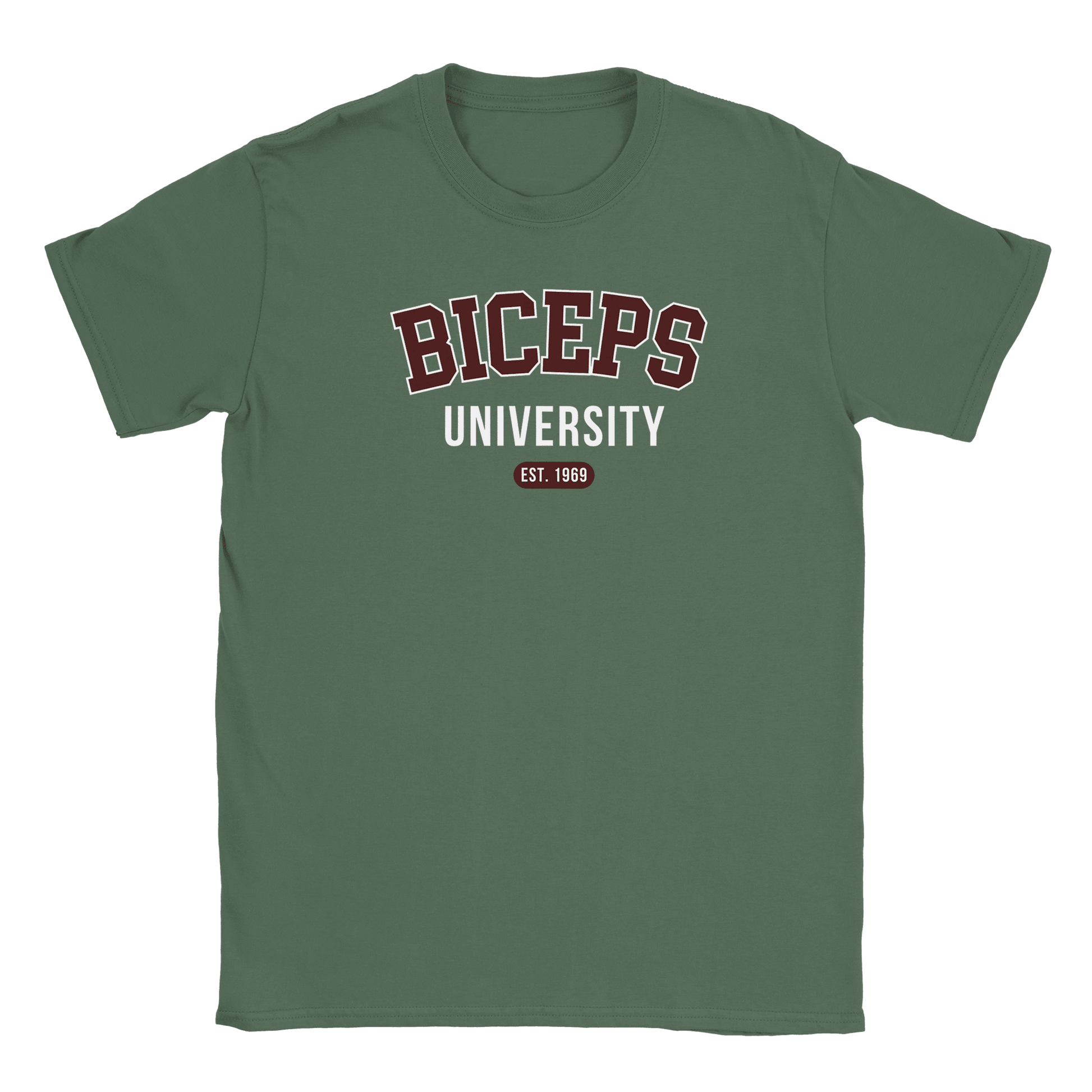 Biceps University - T-shirt Militärgrön
