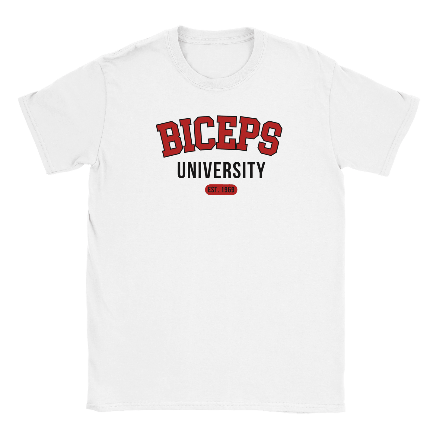 Biceps University - T-shirt Vit