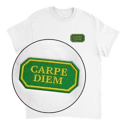 Carpe Diem - T-shirt med brodyr 