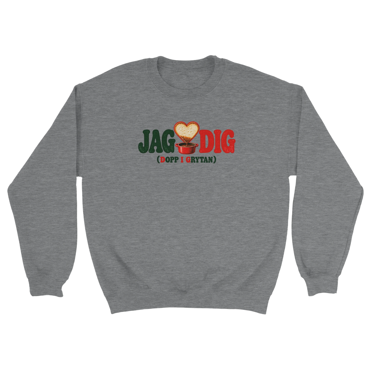 Dopp i grytan - Sweatshirt i grå