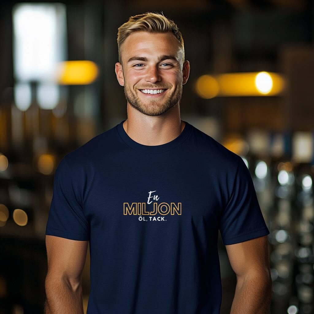 En miljon öl tack - T-shirt 