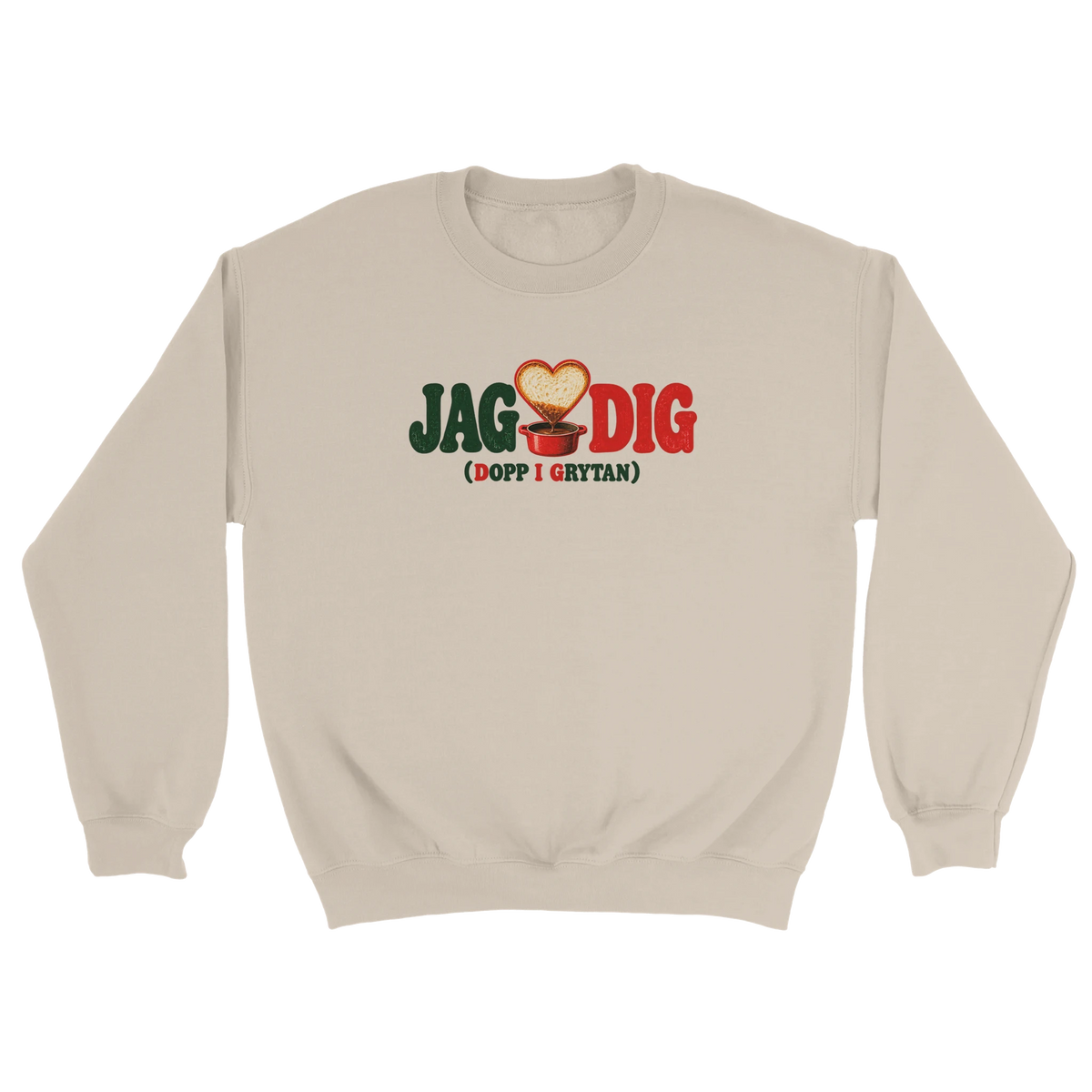 Dopp i grytan - Sweatshirt i sand