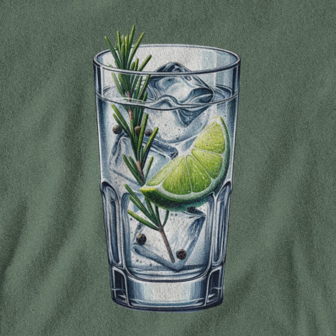 Gin & Tonic illustration - T-shirt 