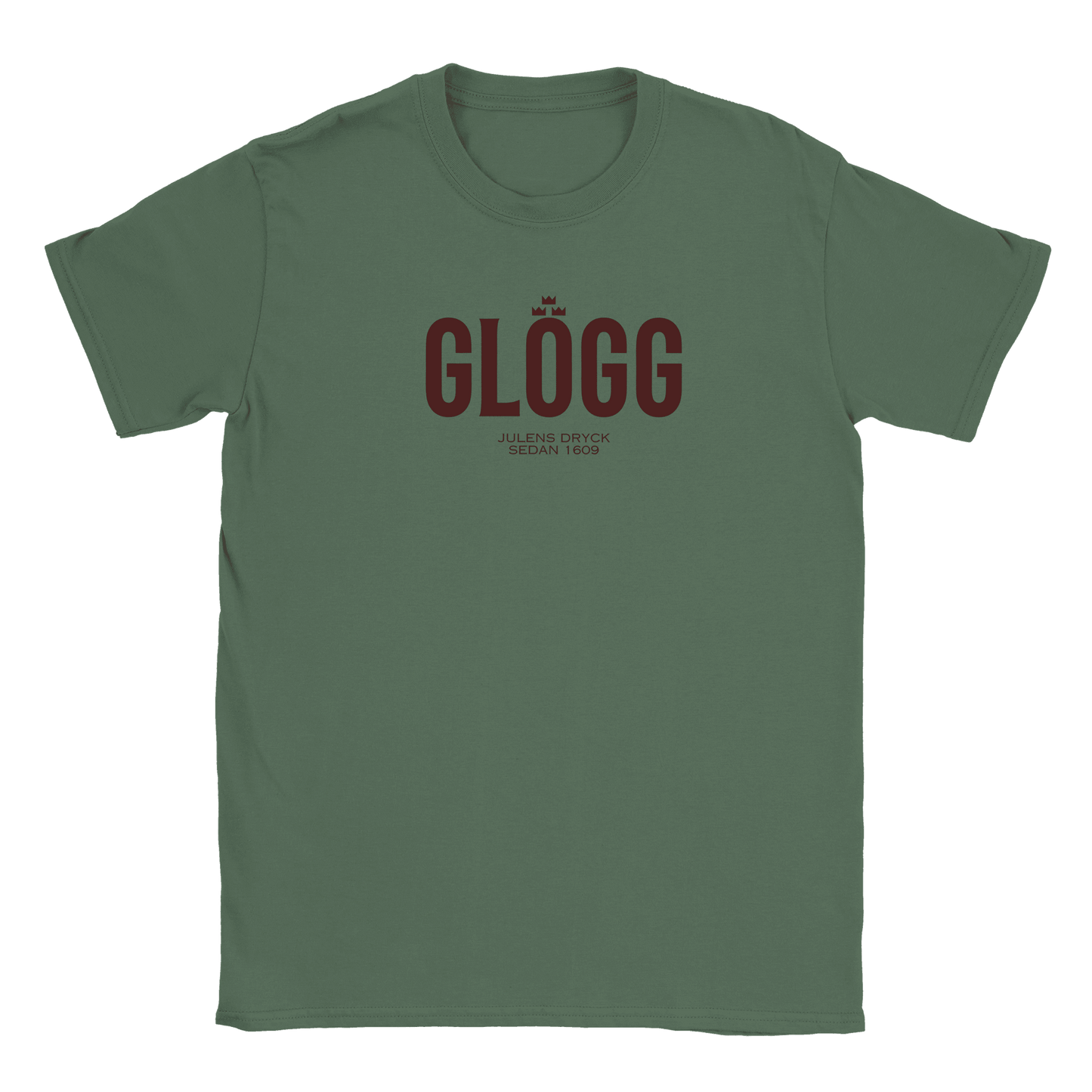 Glögg - T-shirt Militärgrön