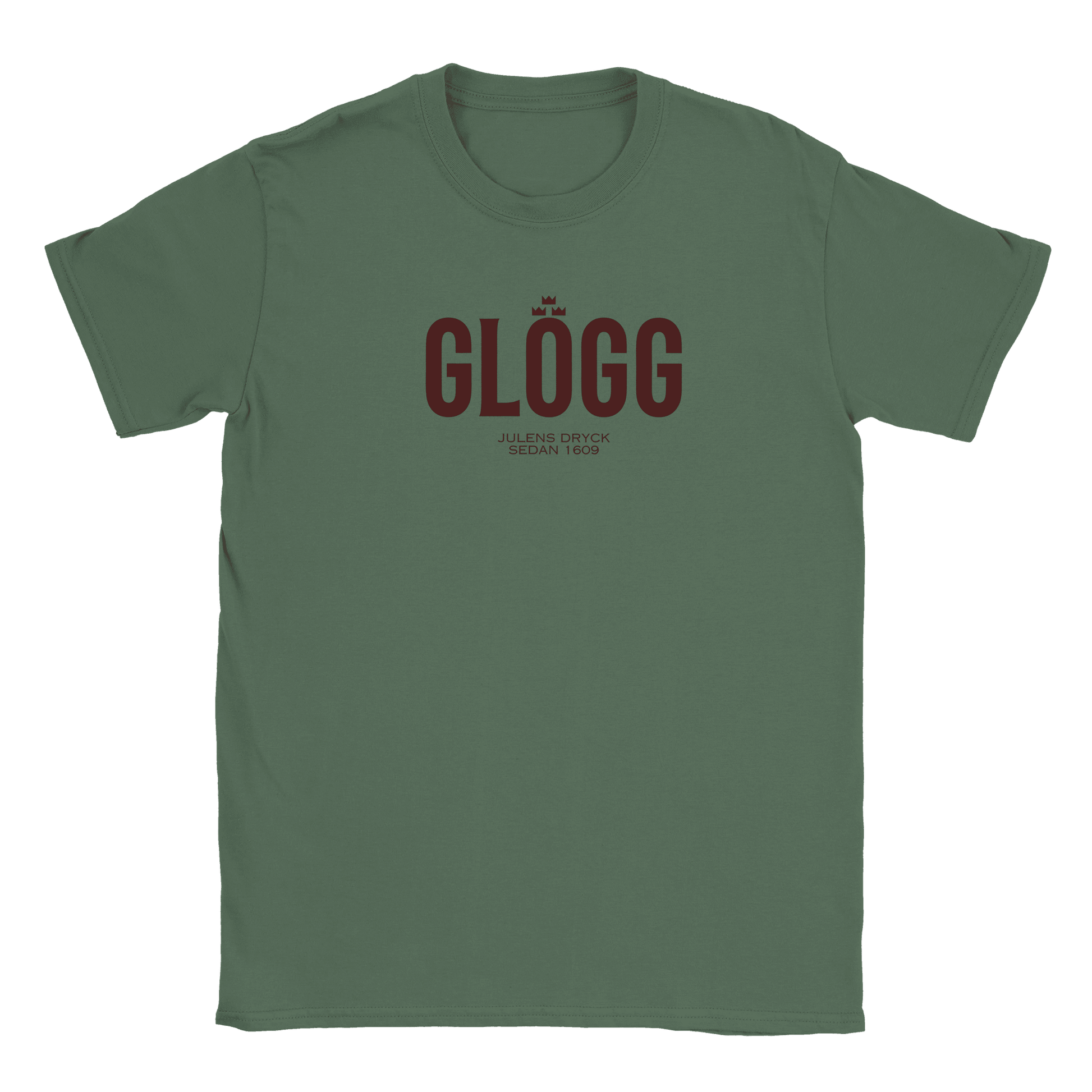 Glögg - T-shirt Militärgrön