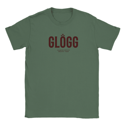 Glögg - T-shirt Militärgrön