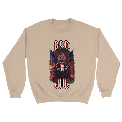 God Jul häftig hundvalp - Sweatshirt Sand