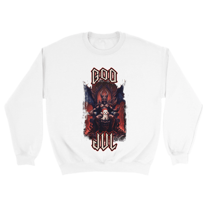 God Jul häftig hundvalp - Sweatshirt Vit