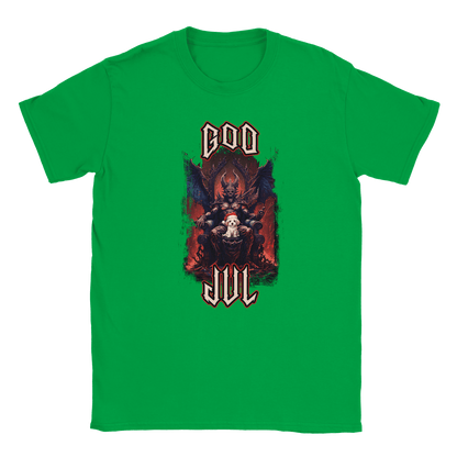 God Jul häftig hundvalp - T-shirt Grön