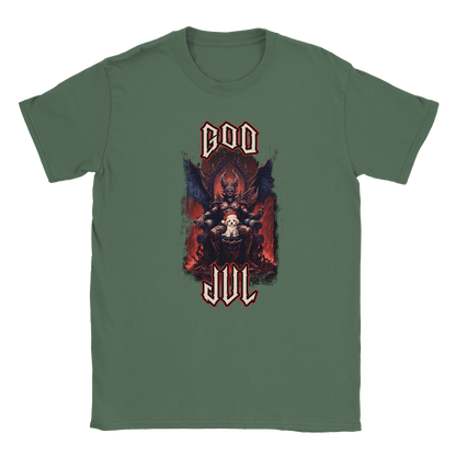 God Jul häftig hundvalp - T-shirt Militärgrön