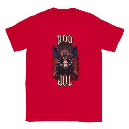 God Jul häftig hundvalp - T-shirt Röd