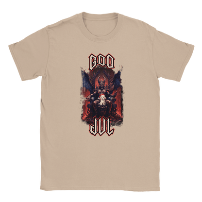 God Jul häftig hundvalp - T-shirt Sand