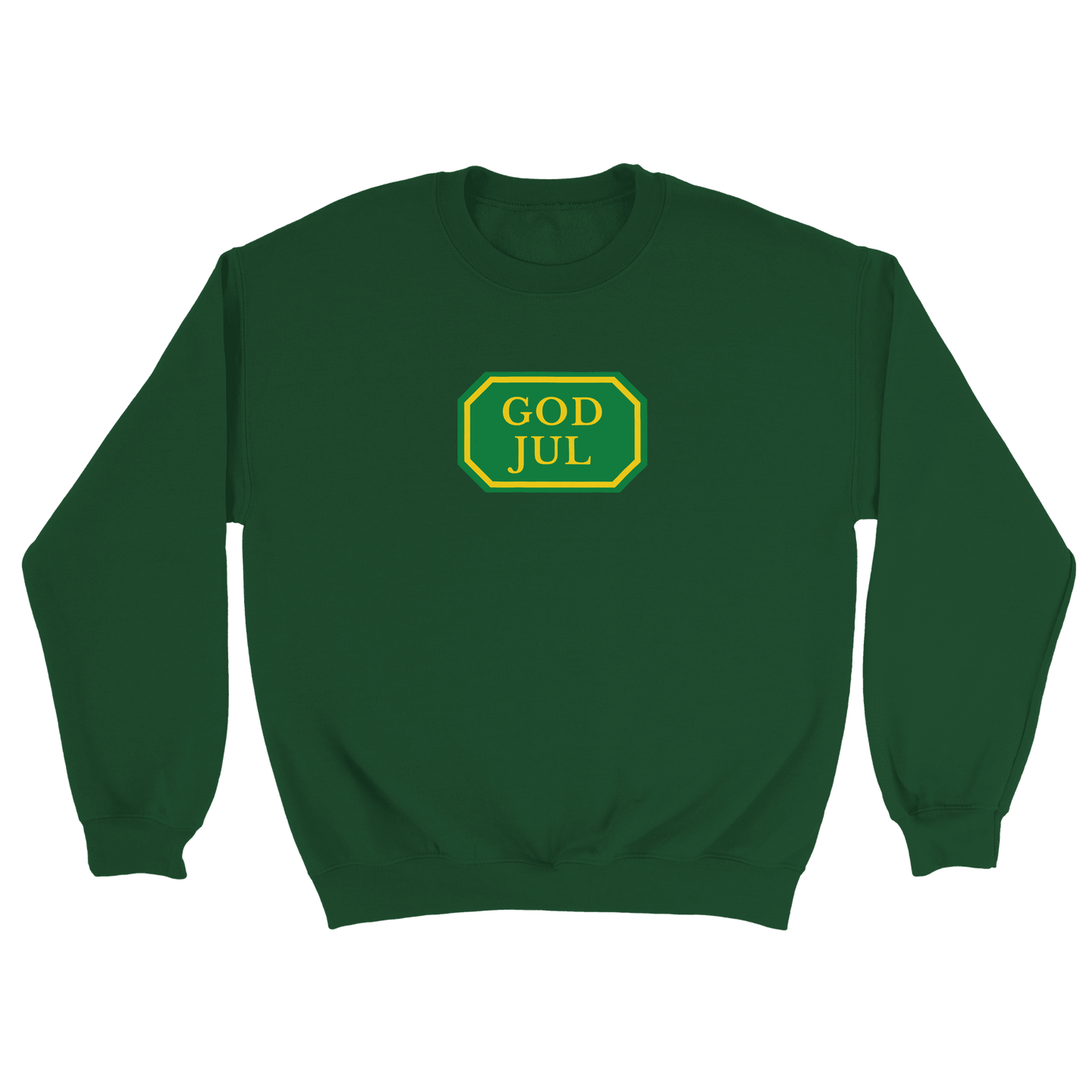 God Jul systemet - Sweatshirt Mossgrön