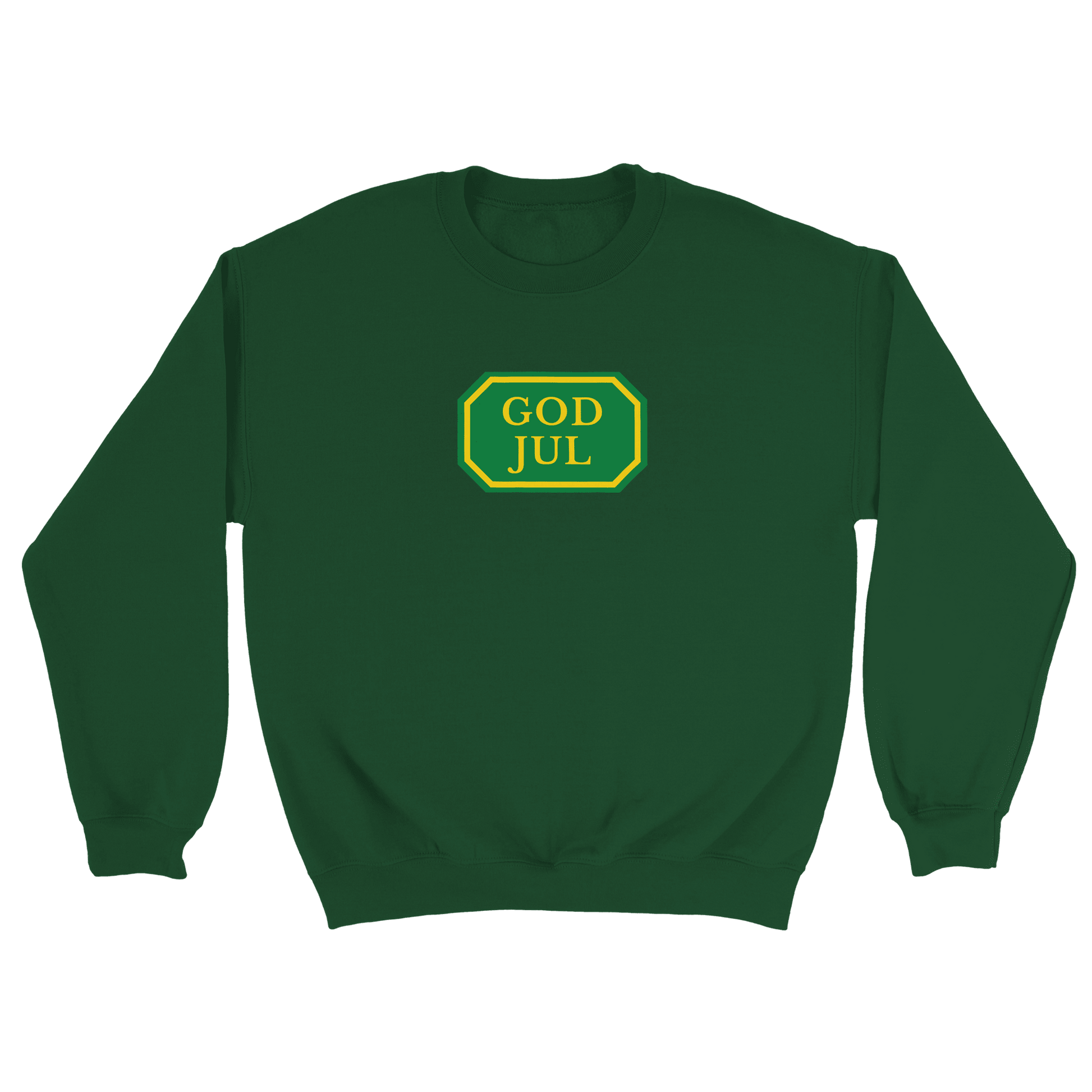 God Jul systemet - Sweatshirt Mossgrön