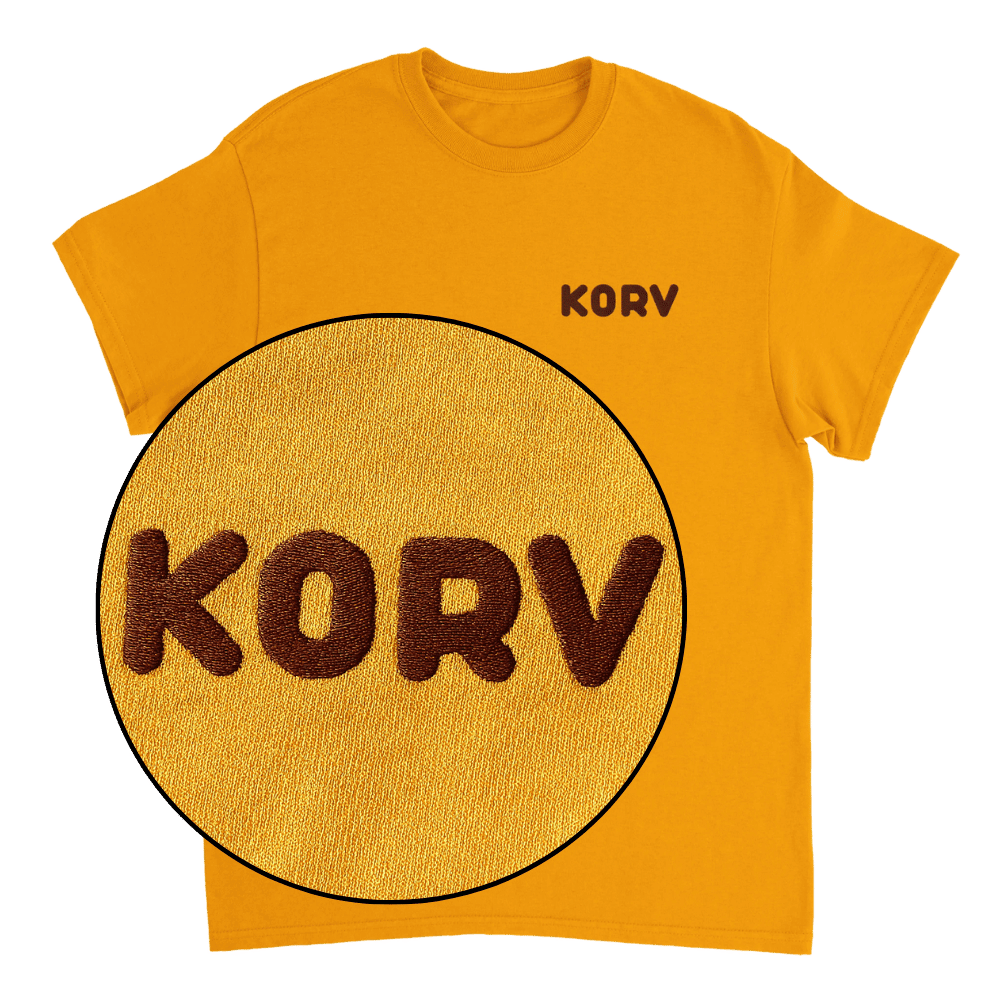 Korv - T-shirt med brodyr 