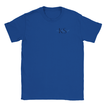 Korvstroganoff litet tryck - T-shirt Blå