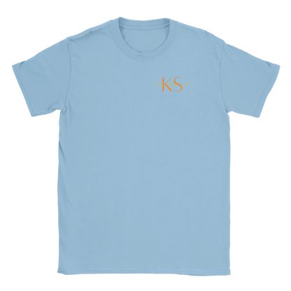 Korvstroganoff litet tryck - T-shirt Ljusblå