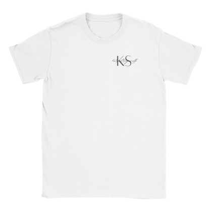 Korvstroganoff litet tryck - T-shirt Vit