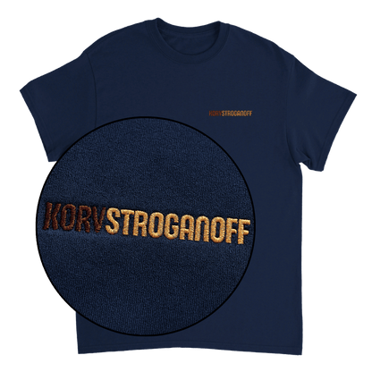 Korvstroganoff - T-shirt med brodyr 