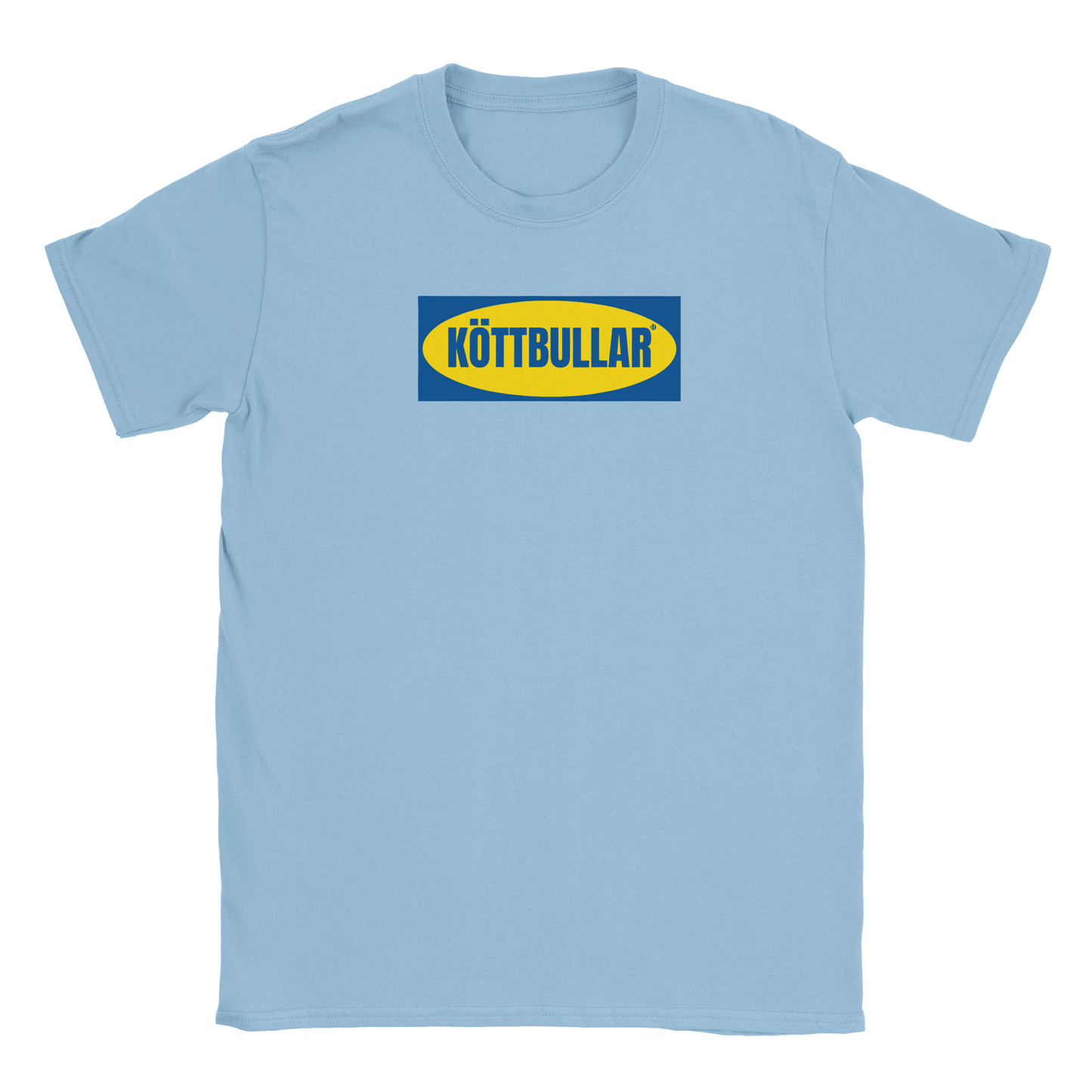 Köttbullar - T-shirt Ljusblå