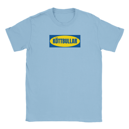Köttbullar - T-shirt Ljusblå