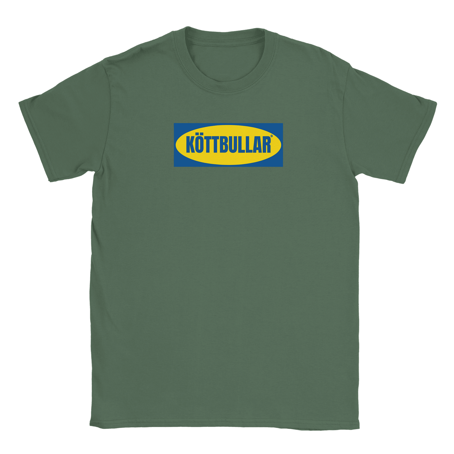 Köttbullar - T-shirt Militärgrön