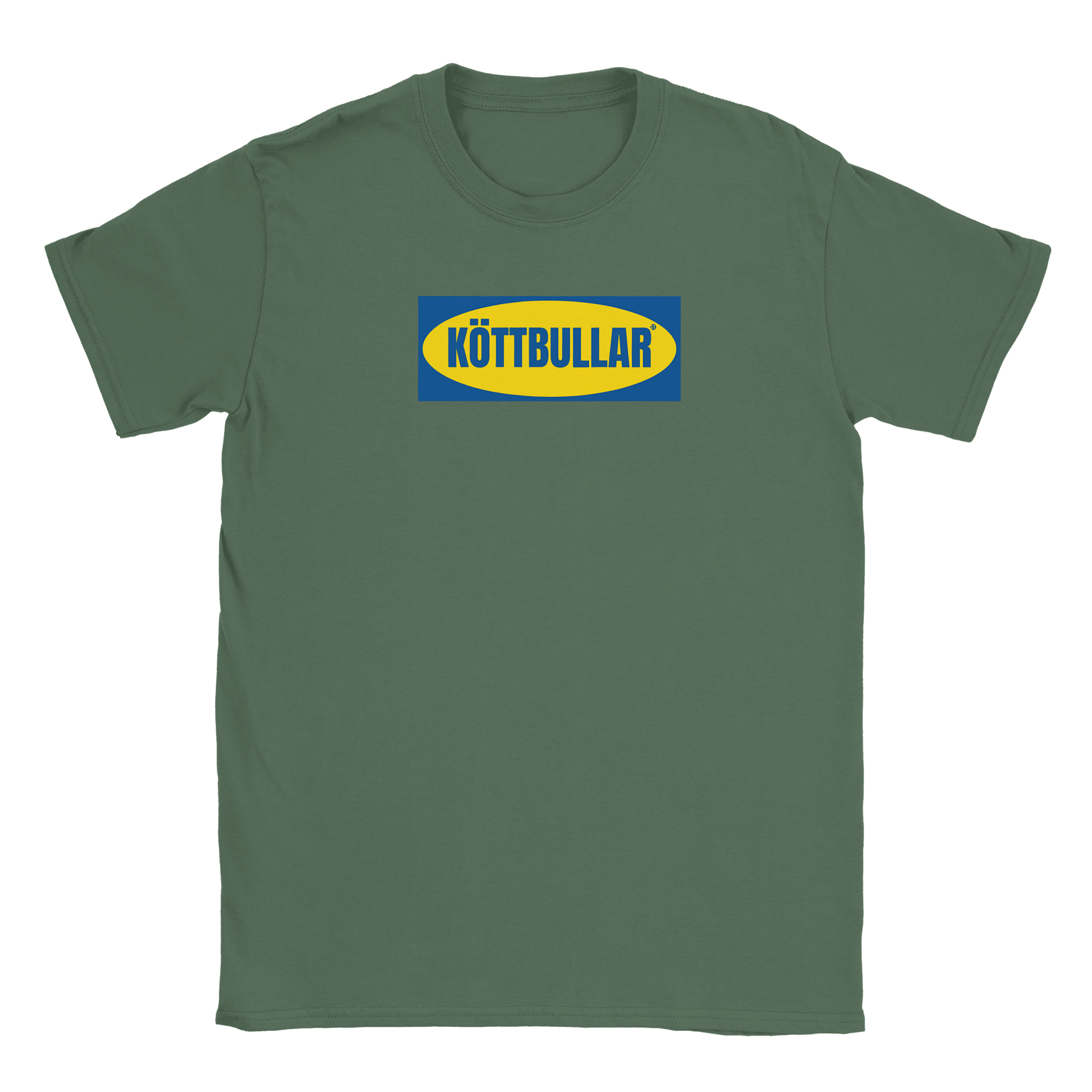 Köttbullar - T-shirt Militärgrön