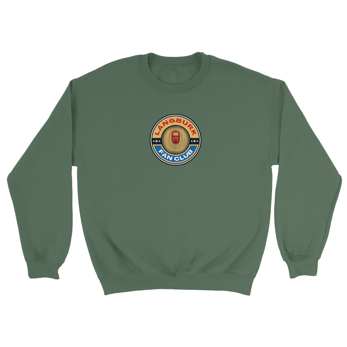 Långburk Fan Club Norrland Edition - Sweatshirt Militärgrön