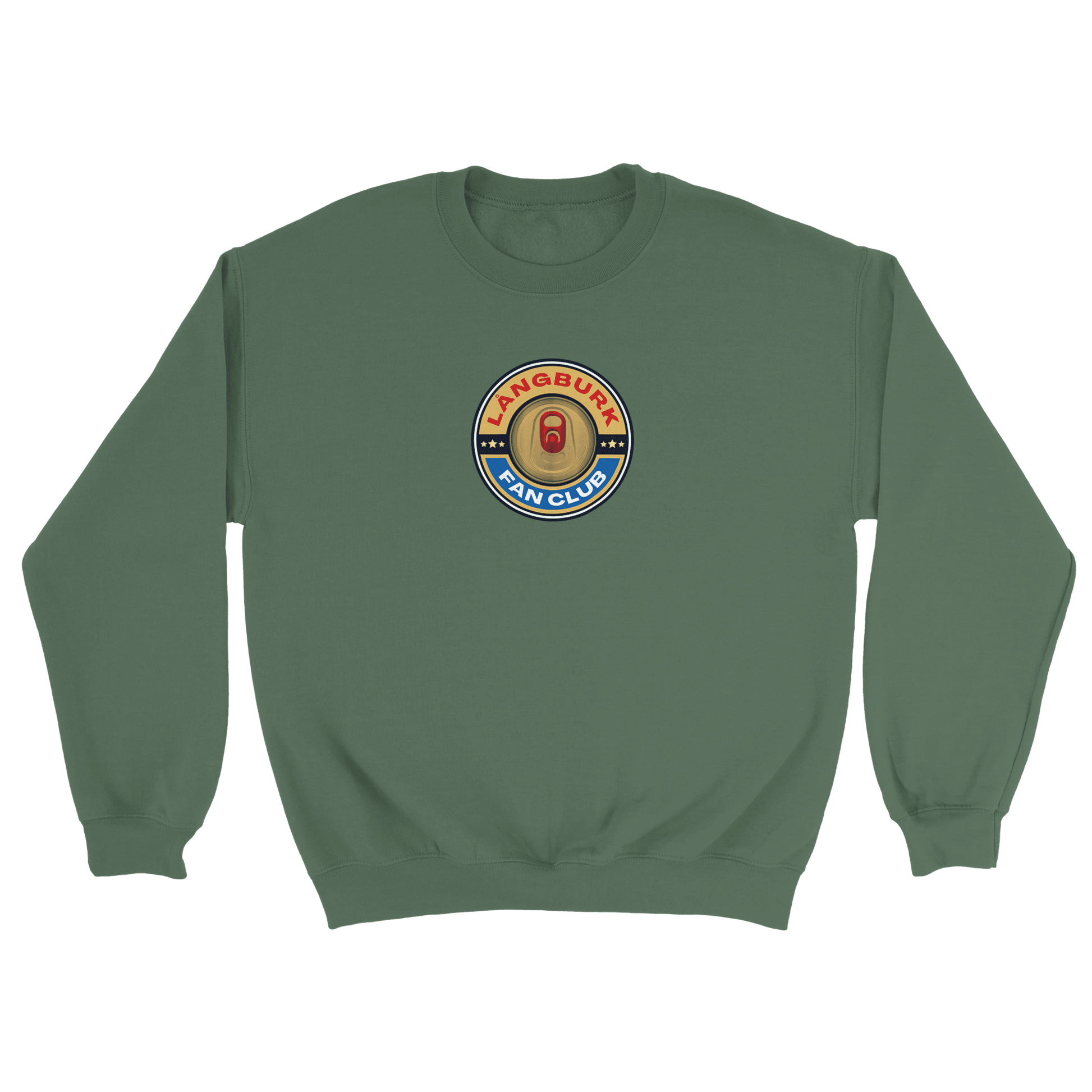 Långburk Fan Club Norrland Edition - Sweatshirt Militärgrön