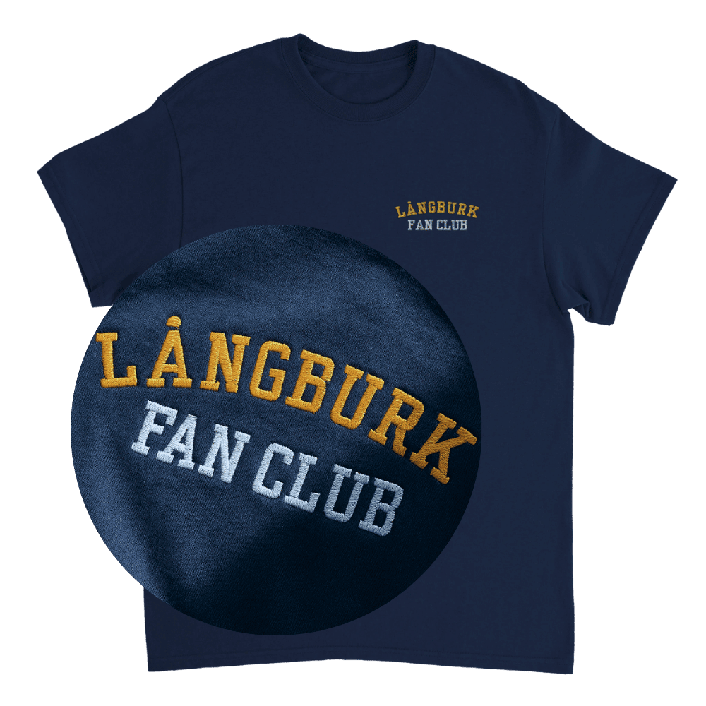 Långburk Fan Club - T-shirt med brodyr 