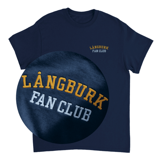 Långburk Fan Club - T-shirt med brodyr 