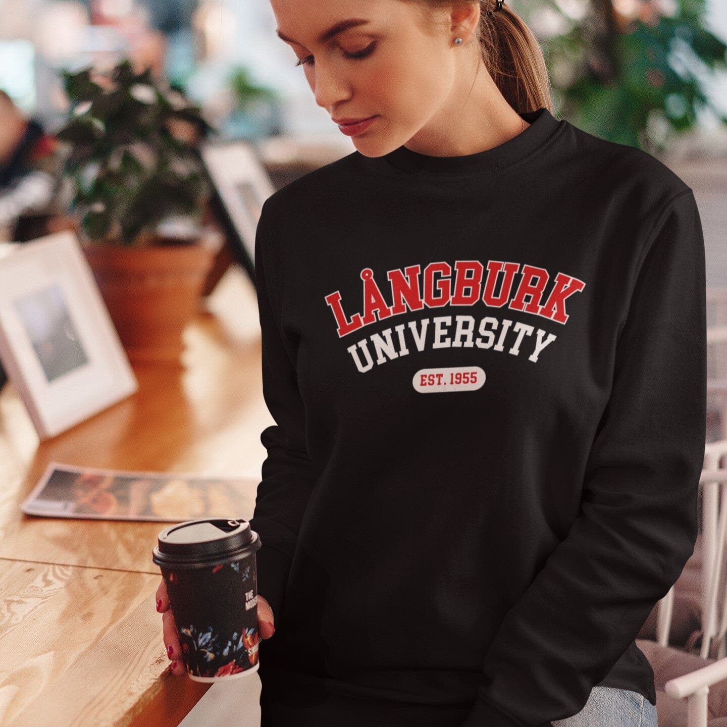 Långburk University Est. 1955 - Sweatshirt 