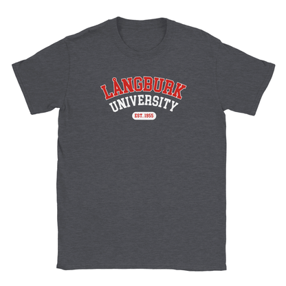 Långburk University Est. 1955 - T-shirt Mörkgrå
