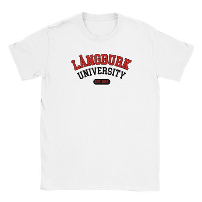 Långburk University Est. 1955 - T-shirt Vit
