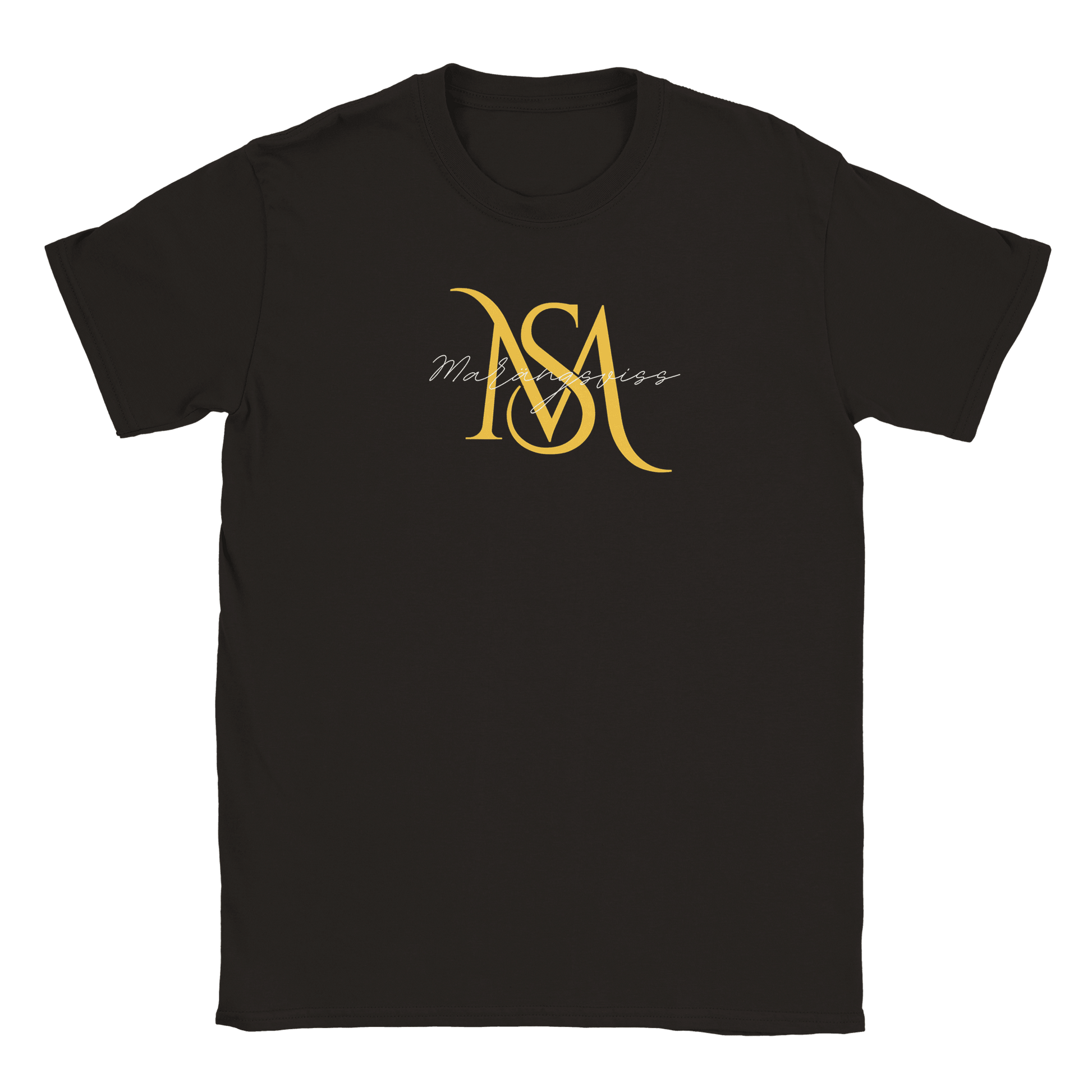 Marängsviss - T-shirt Svart