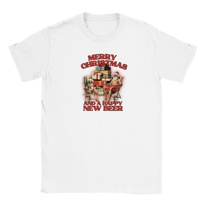 Merry Christmas and a Happy New Beer T shirt