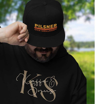 Pilsner och grillkorv - Snapback-keps 